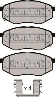 Juratek JCP8112 - Brake Pad Set, disc brake autospares.lv