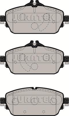 Juratek JCP8139 - Brake Pad Set, disc brake autospares.lv