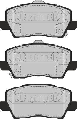 Juratek JCP8275 - Brake Pad Set, disc brake autospares.lv