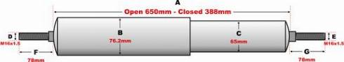 Juratek JSA095 - Shock Absorber autospares.lv