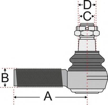 Juratek JSS2503 - Tie Rod End autospares.lv