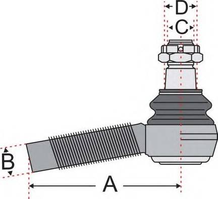 Juratek JSS2136 - Tie Rod End autospares.lv