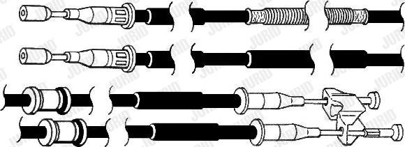 Jurid 432937J - Cable, parking brake autospares.lv