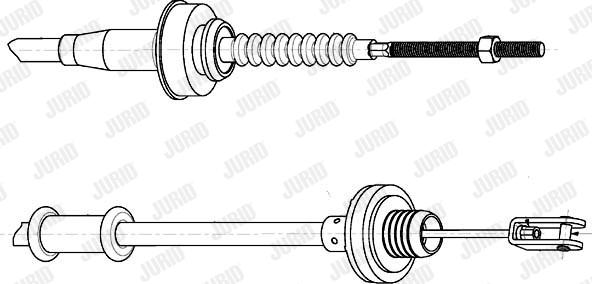 Jurid 424239J - Clutch Cable autospares.lv