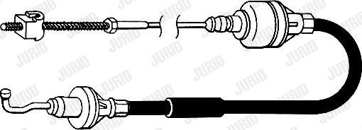 Jurid 422086J - Clutch Cable autospares.lv