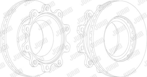 Jurid 569020J - Brake Disc autospares.lv