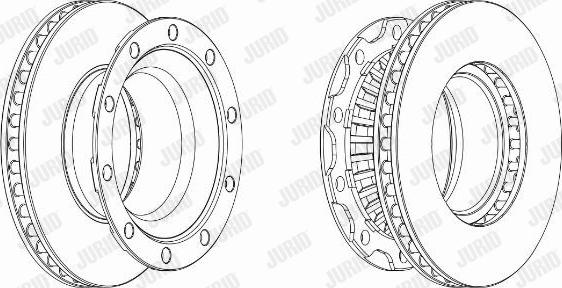 Jurid 569141J - Brake Disc autospares.lv