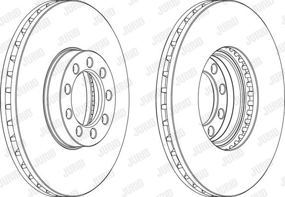 Jurid 569153J - Brake Disc autospares.lv