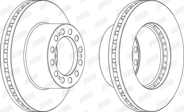 Jurid 569109J - Brake Disc autospares.lv