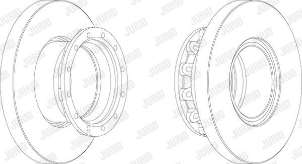 Jurid 569114J - Brake Disc autospares.lv