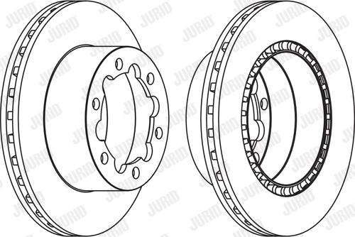 Jurid 569138J - Brake Disc autospares.lv