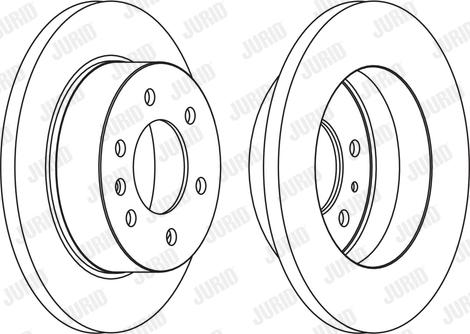 Jurid 569137JC-1 - Brake Disc autospares.lv