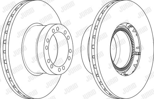 Jurid 569237J - Brake Disc autospares.lv