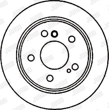 Jurid 561990J - Brake Disc autospares.lv