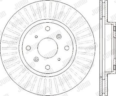 Jurid 561993J - Brake Disc autospares.lv