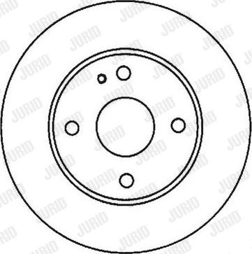 Jurid 561944J - Brake Disc autospares.lv