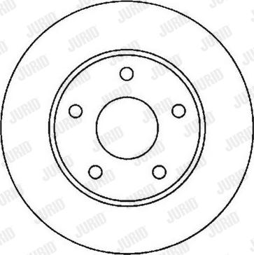 Jurid 561950JC - Brake Disc autospares.lv