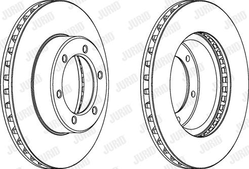 Jurid 561953J - Brake Disc autospares.lv