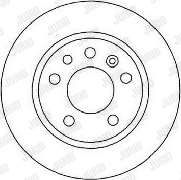 Jurid 561962J - Brake Disc autospares.lv