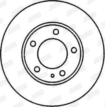 Jurid 561967JC-1 - Brake Disc autospares.lv