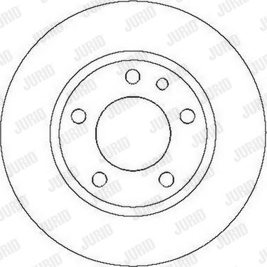 Jurid 561988J - Brake Disc autospares.lv