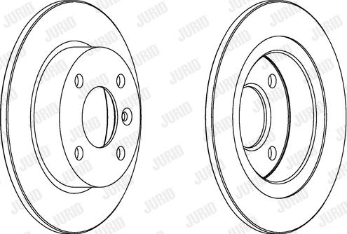 Jurid 561983J - Brake Disc autospares.lv