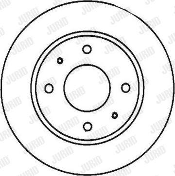 Jurid 561926J - Brake Disc autospares.lv