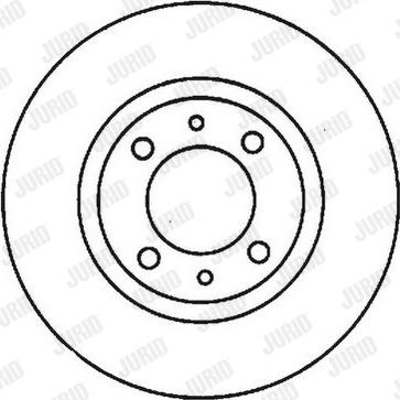 Jurid 561923JC - Brake Disc autospares.lv