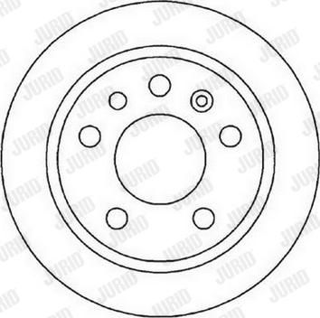 Jurid 561978J - Brake Disc autospares.lv