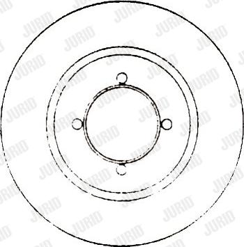 Jurid 561498J - Brake Disc autospares.lv