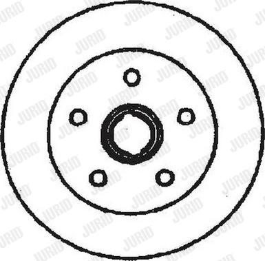 Jurid 561493J - Brake Disc autospares.lv