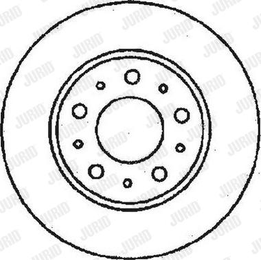 Jurid 561492J - Brake Disc autospares.lv