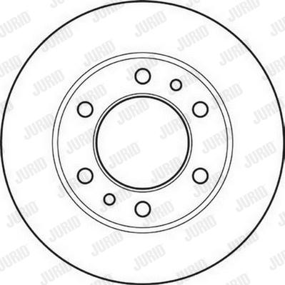 Jurid 561444JC - Brake Disc autospares.lv