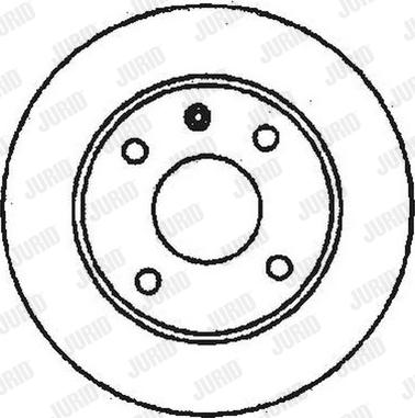 Jurid 561491J - Brake Disc autospares.lv