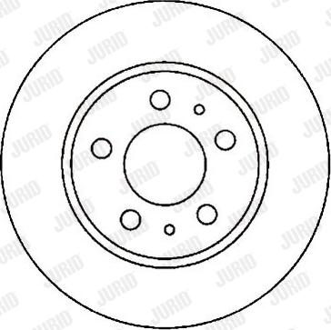 Jurid 561443J - Brake Disc autospares.lv