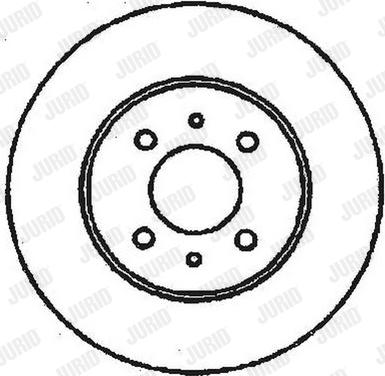 Jurid 561469JC - Brake Disc autospares.lv