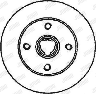 Jurid 561460J-1 - Brake Disc autospares.lv