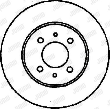 Jurid 561468J - Brake Disc autospares.lv