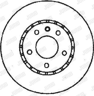 Jurid 561406J - Brake Disc autospares.lv