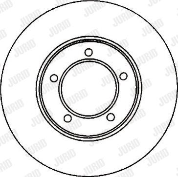 Jurid 561403J - Brake Disc autospares.lv