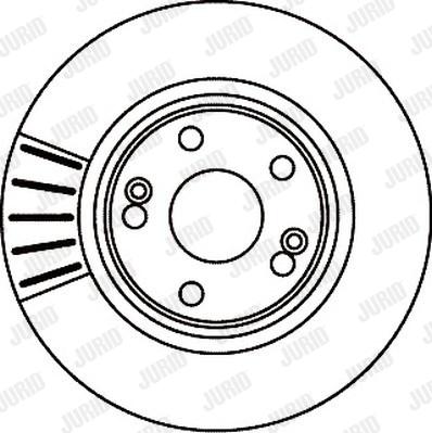 Jurid 561489J - Brake Disc autospares.lv