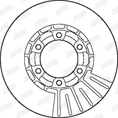 Jurid 561485J - Brake Disc autospares.lv