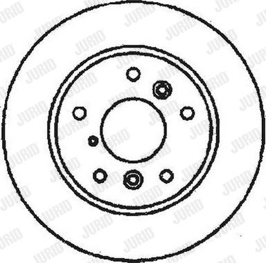 Jurid 561483J - Brake Disc autospares.lv