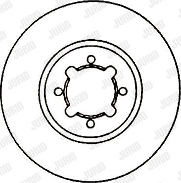 Jurid 561422J - Brake Disc autospares.lv