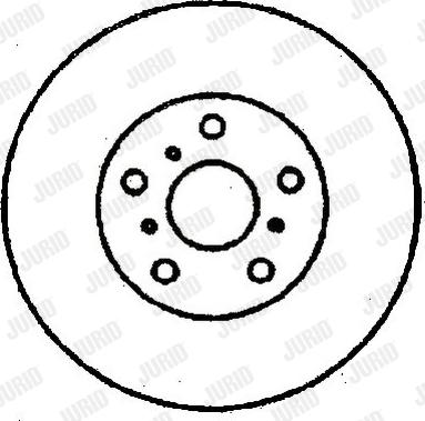 Jurid 561427J - Brake Disc autospares.lv