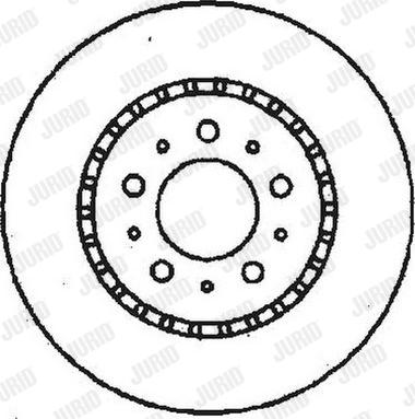 Jurid 561470J - Brake Disc autospares.lv