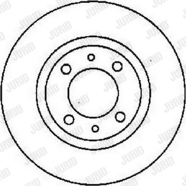 Jurid 561595J - Brake Disc autospares.lv