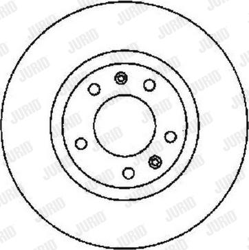 Jurid 561596J - Brake Disc autospares.lv