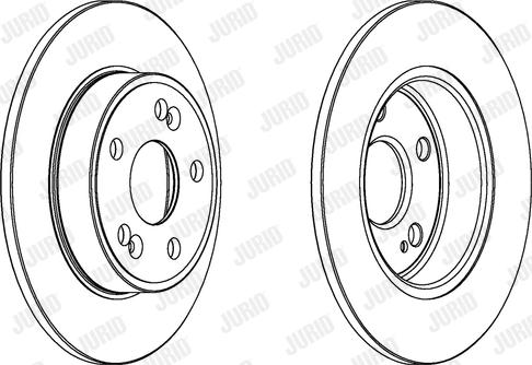 Jurid 561597J-1 - Brake Disc autospares.lv