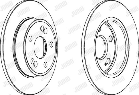 Jurid 561597J - Brake Disc autospares.lv